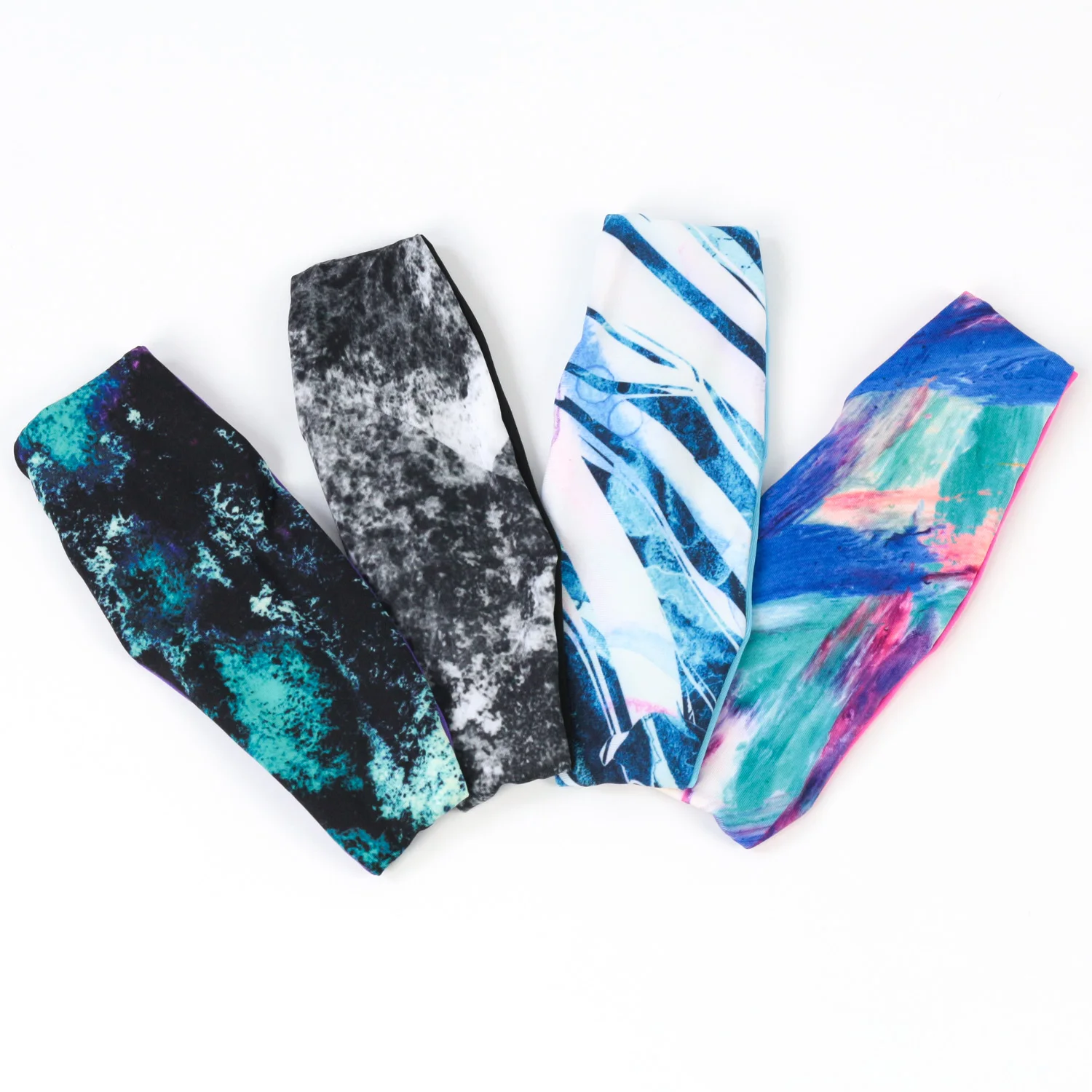 
Fashion Design Printed Promotion Gift Cheap Sports Headbands Moisture Wicking Workout Breathable Basketball Sweatband for Run 