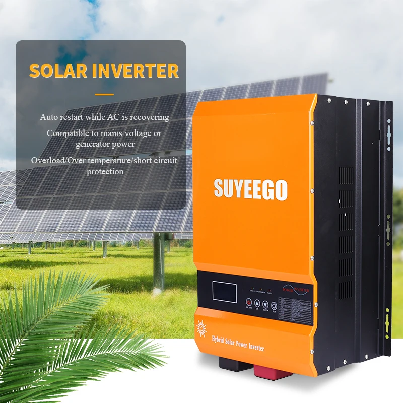 Low Frequency Hybrid Solar Inverter 12V 24V 48V 96V 2KW 3KW 4KW 5Kw 6KW 8Kw 10Kw Off Grid DC/AC Solar Pv Invertersrs
