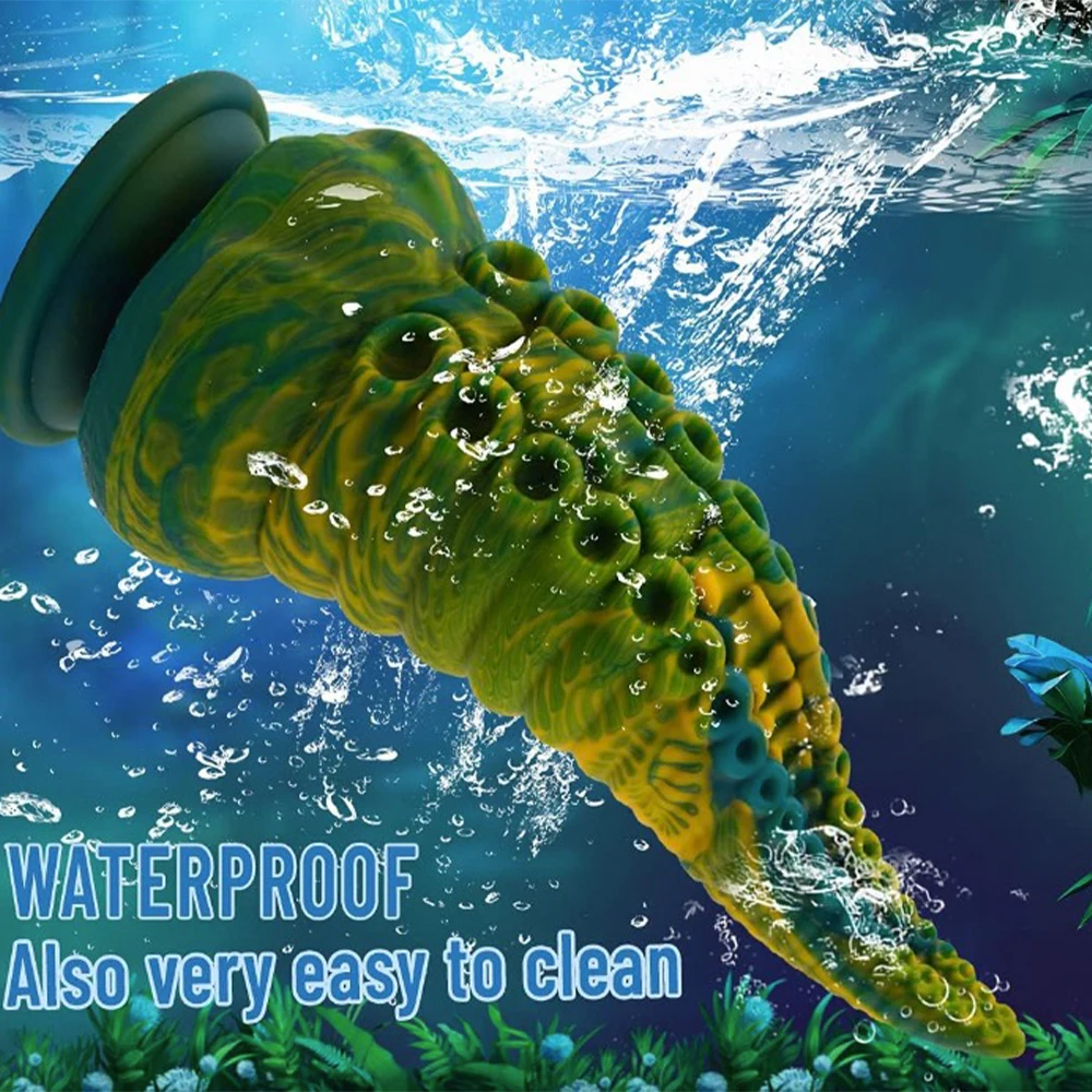 Wholesale monster silicone octopus tentacle Dildo with powerful suction cups for anal insertion of male and female sex toys