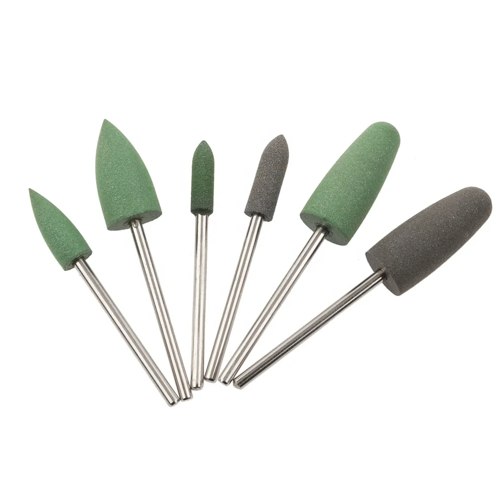 Nail Beauty Of Manicure Polisher Rubber Remover Silicone Nail Drill Bits