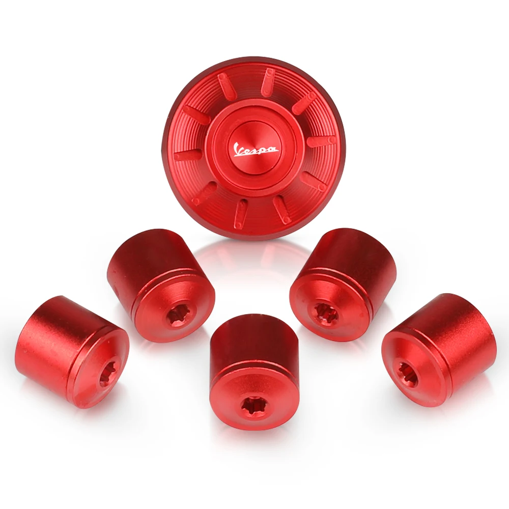 
 Motorcycle CNC Aluminum Accessories Hubcaps Wheel Side Covers for Piaggio Vespa GTS GTV 250 300 All Year 2017 2018 2019 2020  