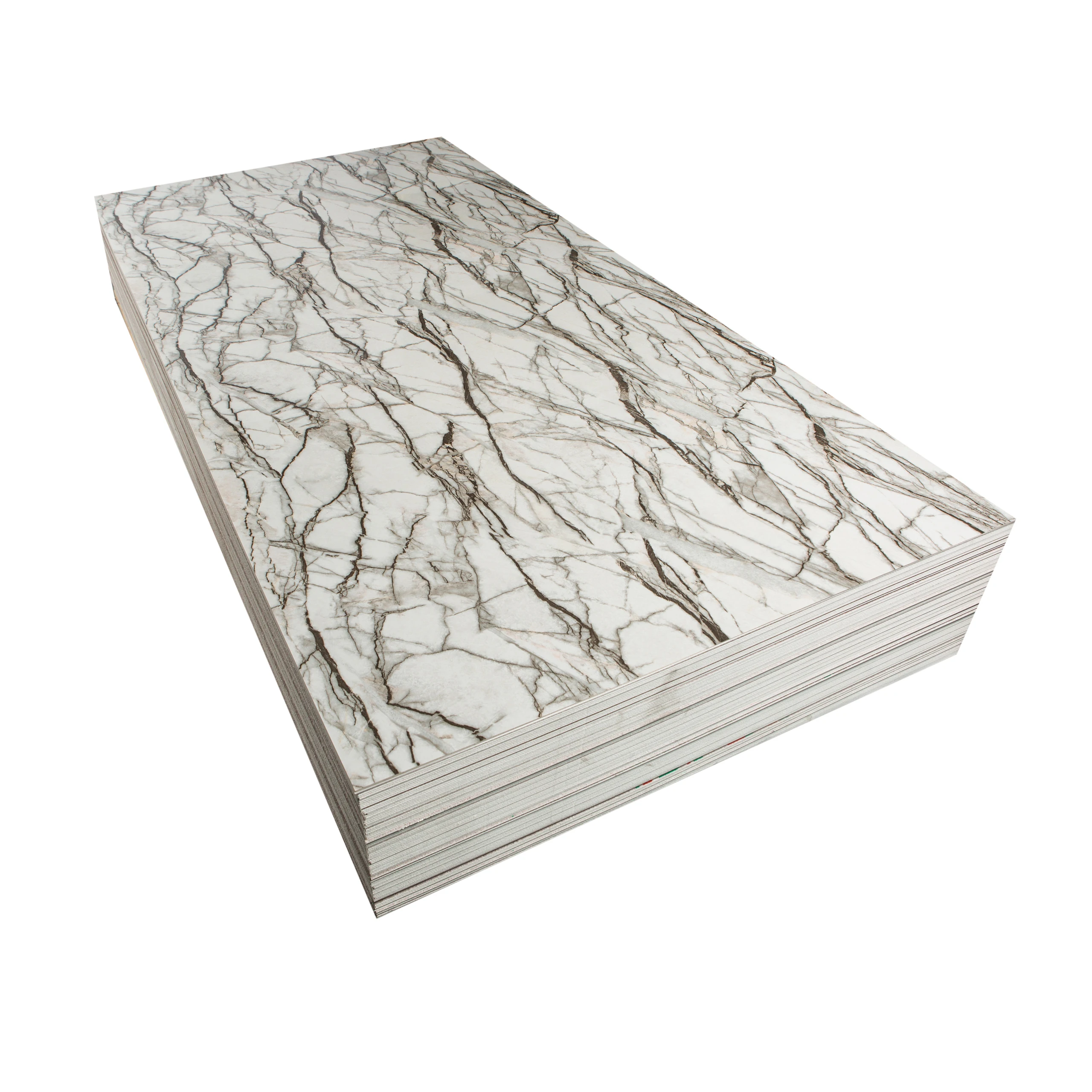 Hot Selling Eco-Friendly Decorative PVC Marble Laminate Wall Panel Plastic Sheet UV Board indoor use