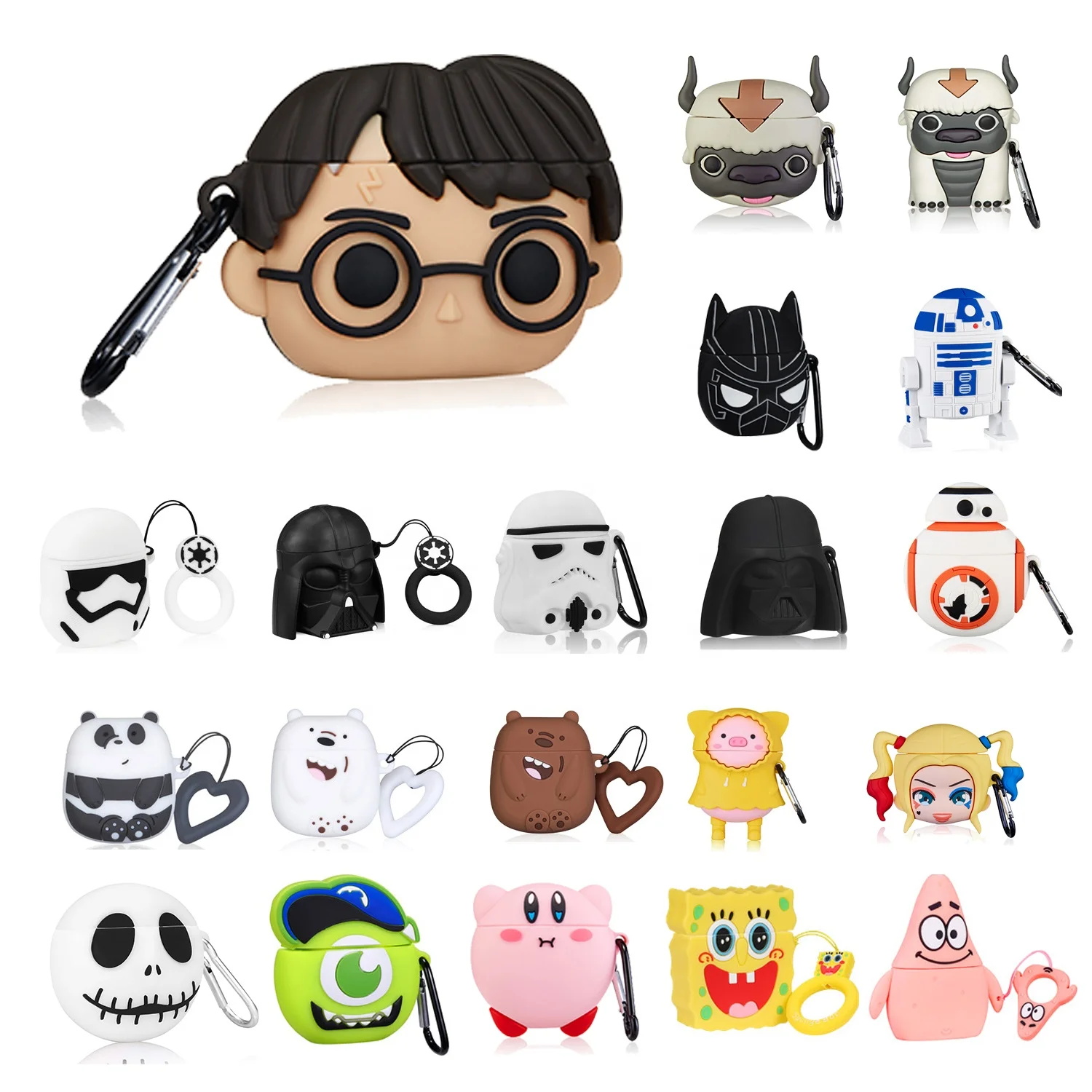 3D Мультяшные чехлы для наушников, Забавный милый силиконовый чехол для Apple Airpods Pro, чехлы для Airpod 2021, чехол для беспроводной зарядки