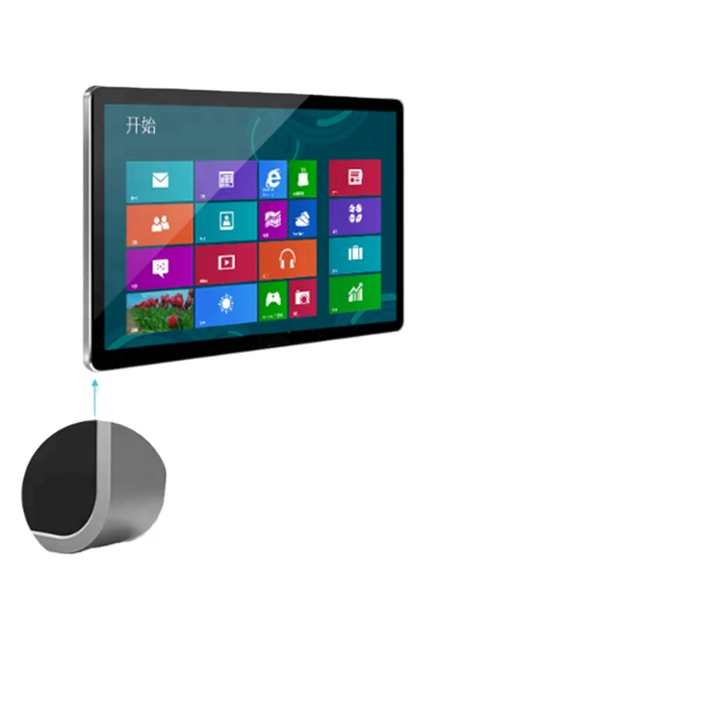 22 inch wall mounting Interactive LCD Advertising display with Magic Mirror Motion Sensor