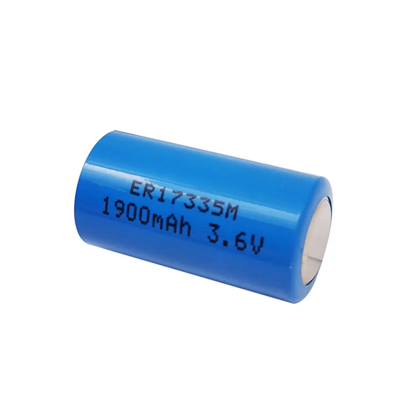 Customized ER17335 3.6V 2100mAh Li/SOCl2 Batteries For PLC industrial control smoke alarm