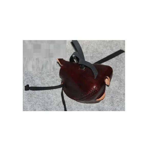 Wholesale Customize Beautiful Falcon Helmet High Quality Falconry Equipment Soft Leather Hood