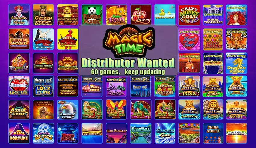 Magic Time Distributor Wanted Online Gaming Platform Red Envelope Fire Link Orion Stars Juwa Online Skill Game Software