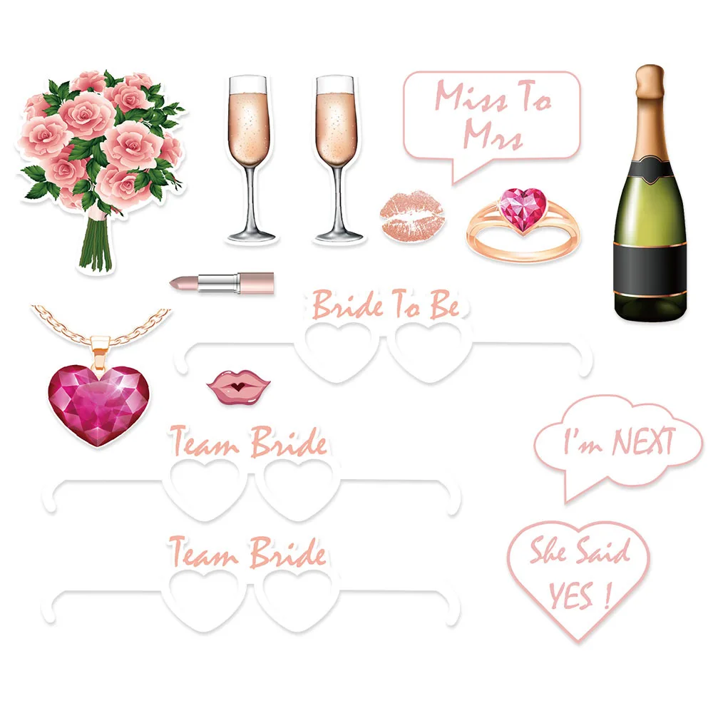 Wholesale Funny DIY Creative Wedding Bride To Be Bridal Shower Bachelorette Party Favors Decorations Supplies Photo Booth Props