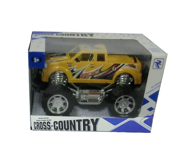 Amazon hot-selling low-cost kid intellectual toy car with light inertia off-road car toy