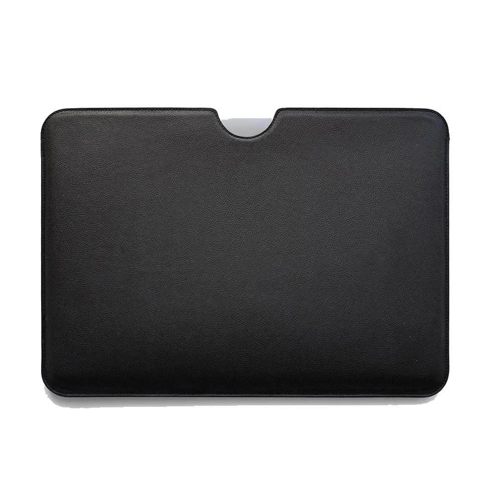 New Arrival Customized Size Suitable For All Types Laptops Slim Genuine Leather Protective Laptop Sleeve Bags
