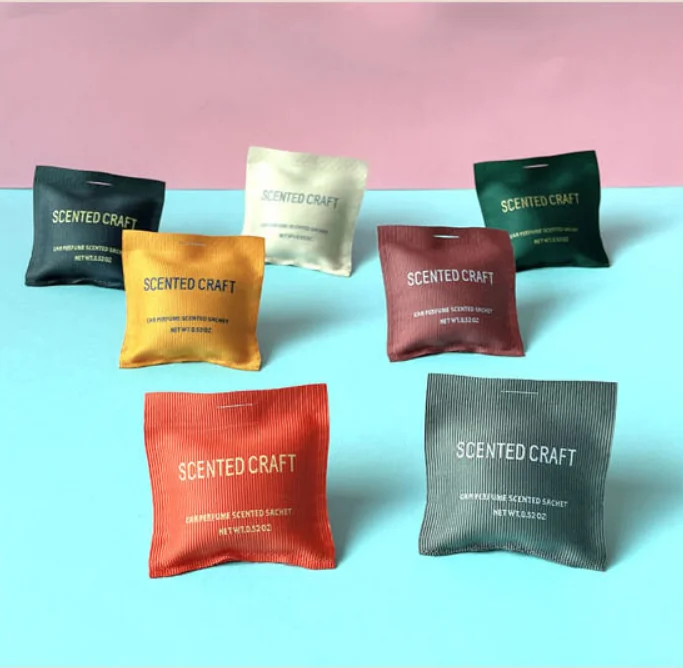 Wholesale Amazon Hanging Sachet Bags Drawer Closets Dresser Car Air Freshener Fragrance Perfume Sachets