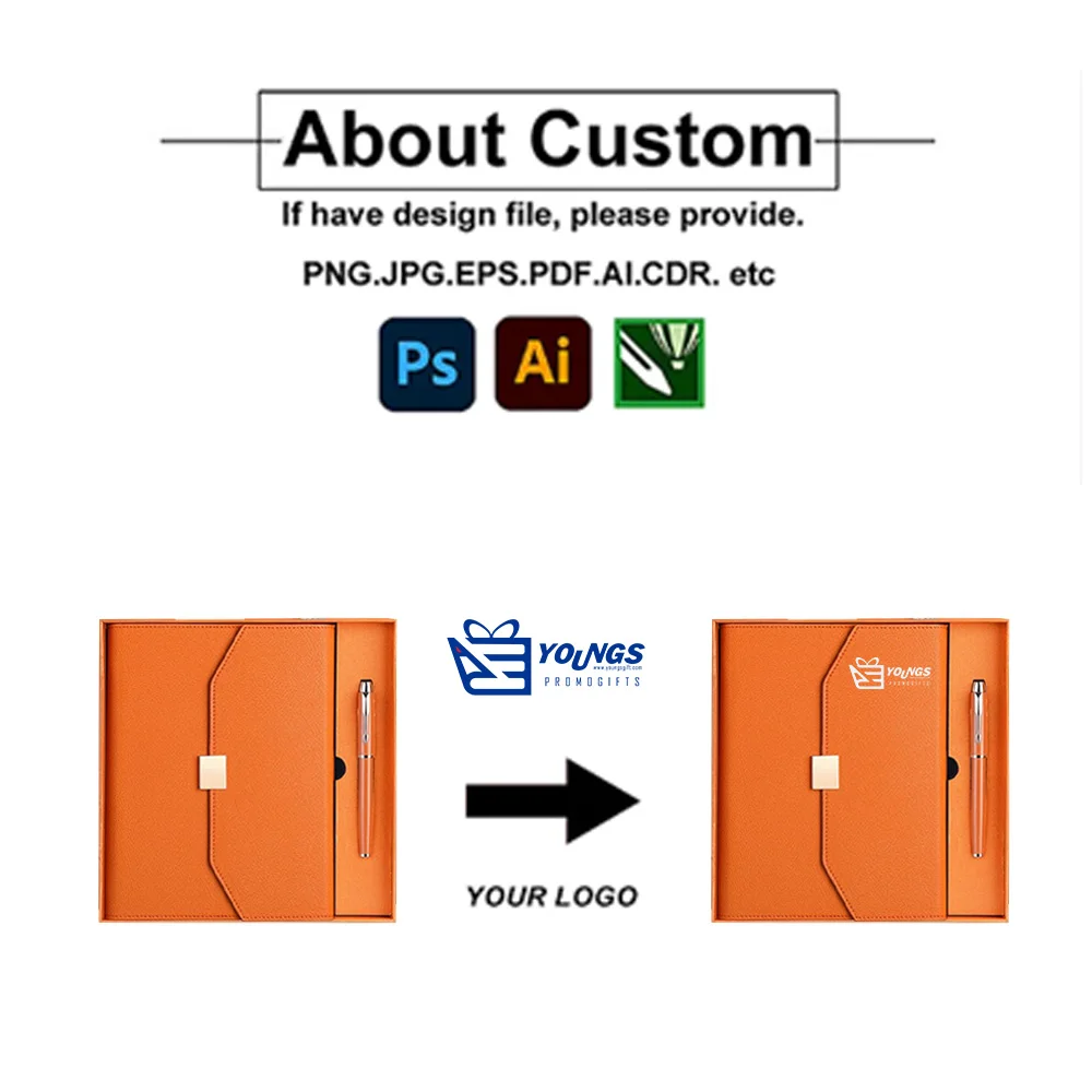 A5 High-grade Loose-leaf Notebook Customizable Exquisite Notepad Set Business Gift