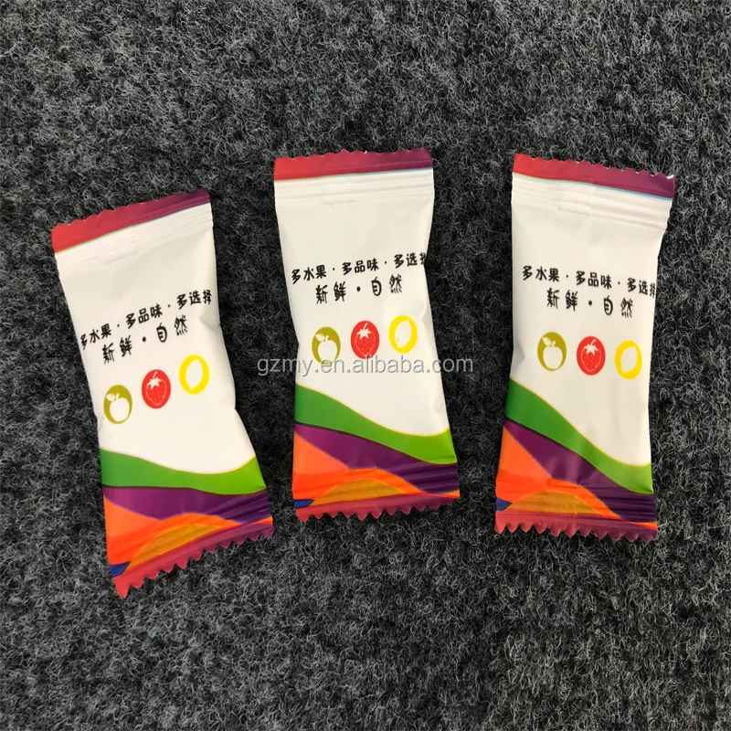 High efficiency chocolate hard soft candy screw nut chewing gum sachet pouch packing machine
