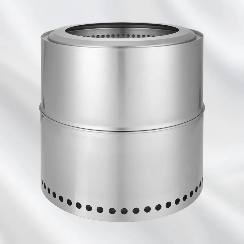 New Products Split Type Outdoor Smokeless Fire Pit 0.6mm Thickness Camping Firewood Cooking Stove