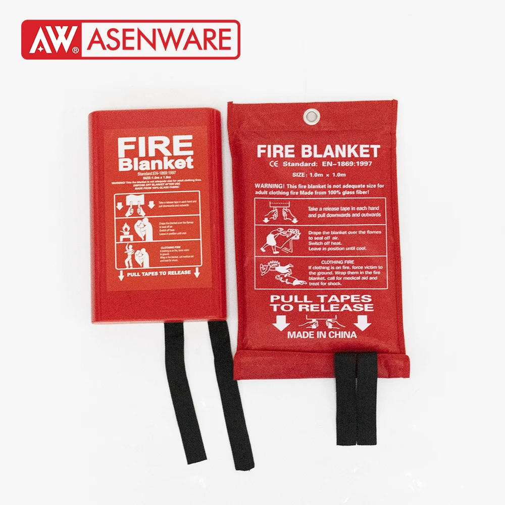 Fire Proof Blankets Fire Estinguisher Blanket Free Fire and Rescue Types of  Bag/box