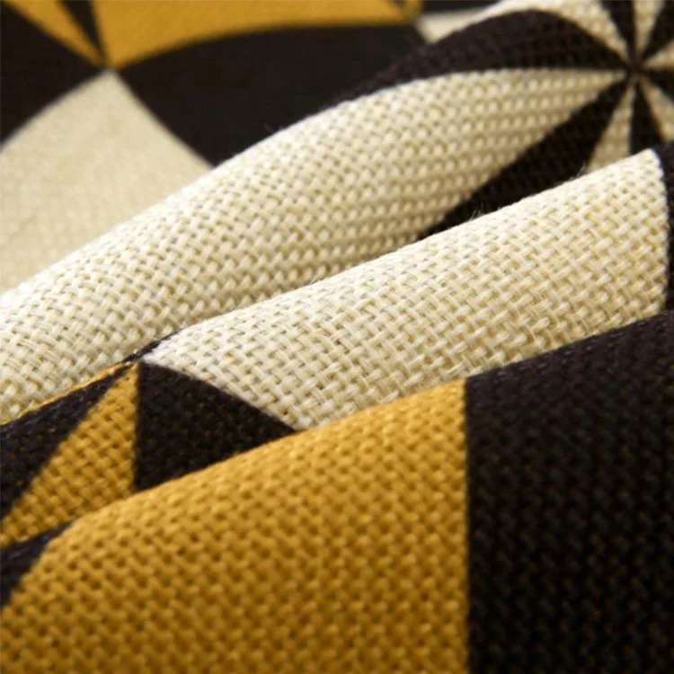 Cheap Custom Printed Cotton Linen Pillow Cover Pillow Case Cover, african print cushion covers