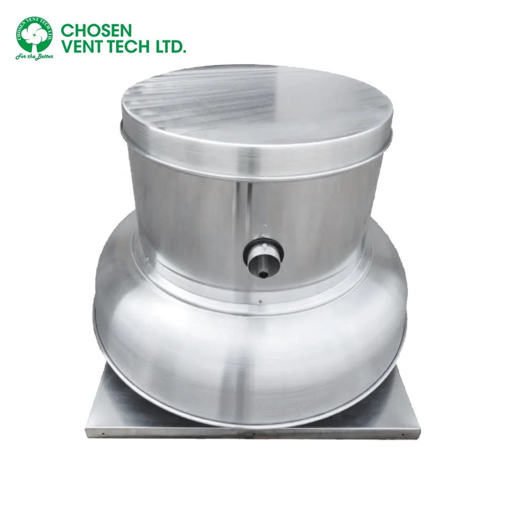 China Made Wind Powered Roof Fan Roof Mounted Exhaust Fan Energy Saving Roof Ventilation Fan