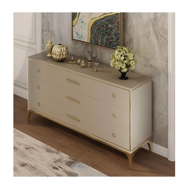 Modern Luxury Wooden Dining Room Furniture Kitchen Storage Sideboard Cabinet