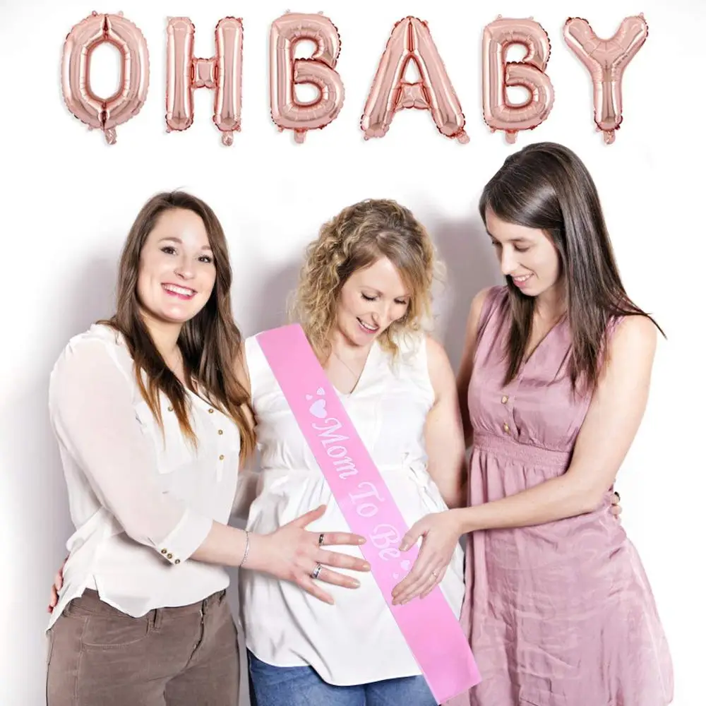 Это баннер для девочки, комплект воздушных шаров с надписью Oh Baby Girl Baby Shower на тему слона, Детские принадлежности для душа
