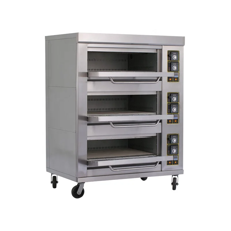 Wholesale Factory 3 Layer 6 Tray gas Commercial industrial bread baking oven