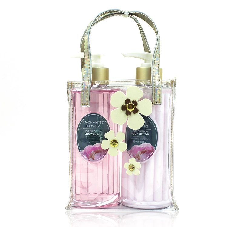OEM Luxury Wholesale Private Label Natural Aromatherapy Spa Flower Bath Body Kit Wash Shower Gel Gift Set For Women Mother