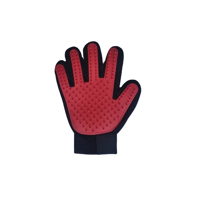 Перчатка для удаления шерсти домашних животных, перчатка для вычесывания шерсти у кошек и собак