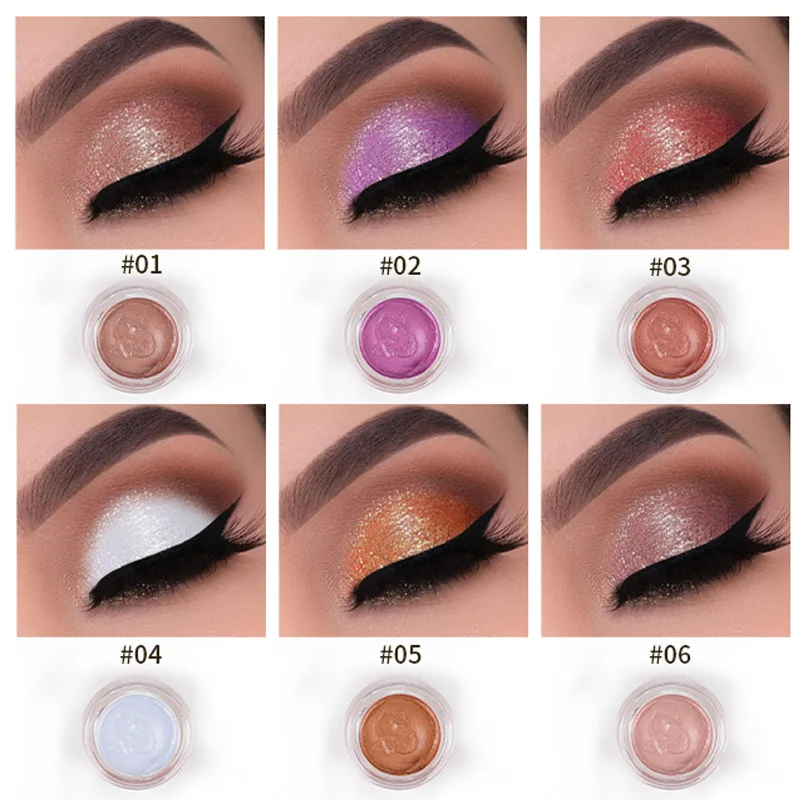 High Quality Long Lasting Waterproof Shimmer Pearlescent Multi Chrome Cream Eyeshadow