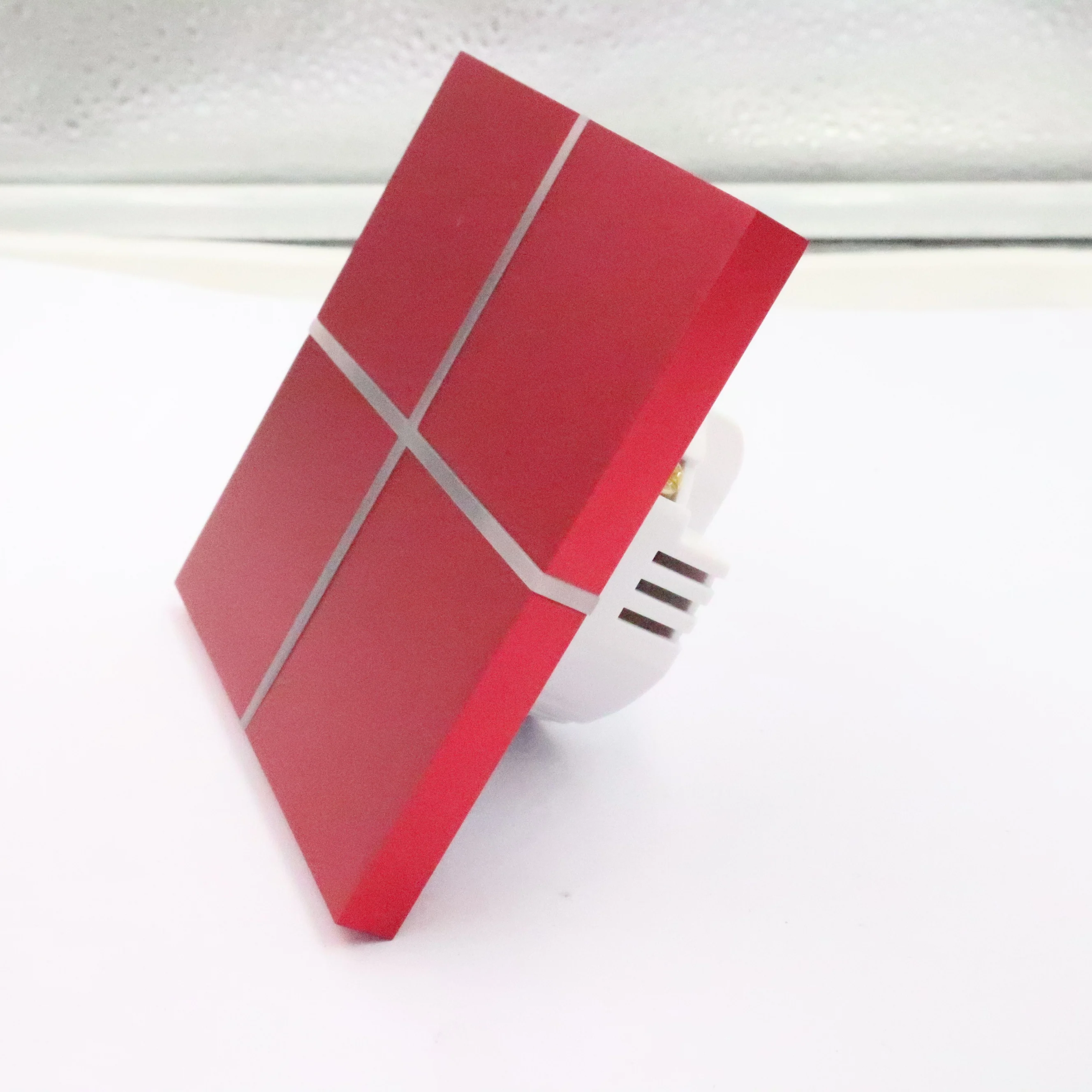 White 4gang aluminium Panel TUYA WIFI or zigbee RS485 Smart Light Power Remote Switch