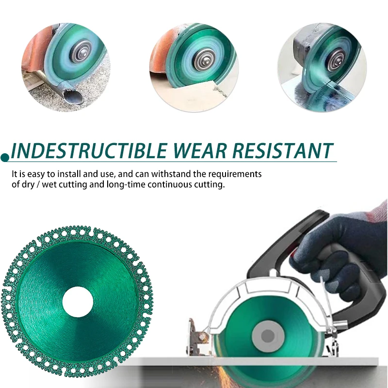 4 inch 2mm Ultra-thin Glass Porcelain Saw Wheel Diamond Saw Blade for Smooth Cutting Grinding Jade Crystal Stone Ceramic Tile