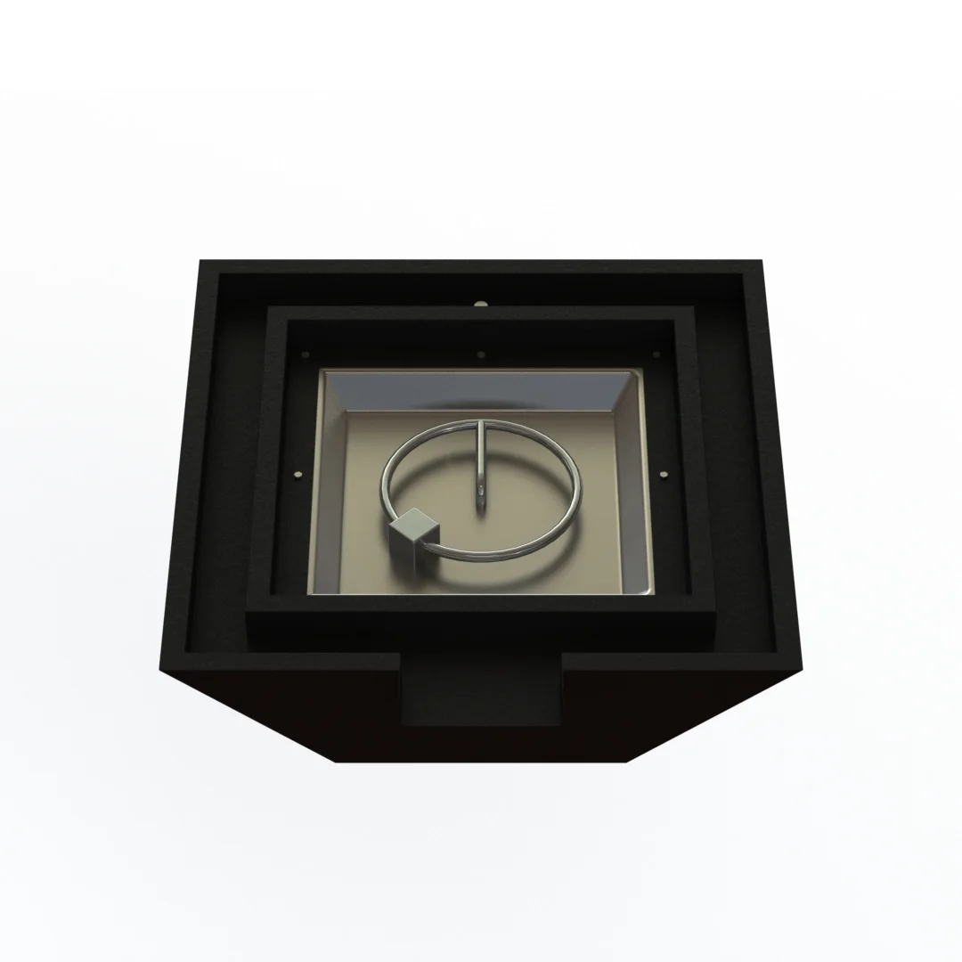 Custom Factory Metal Corten Steel Water Fountain fire  pit And Waterfall For Garden Decoration