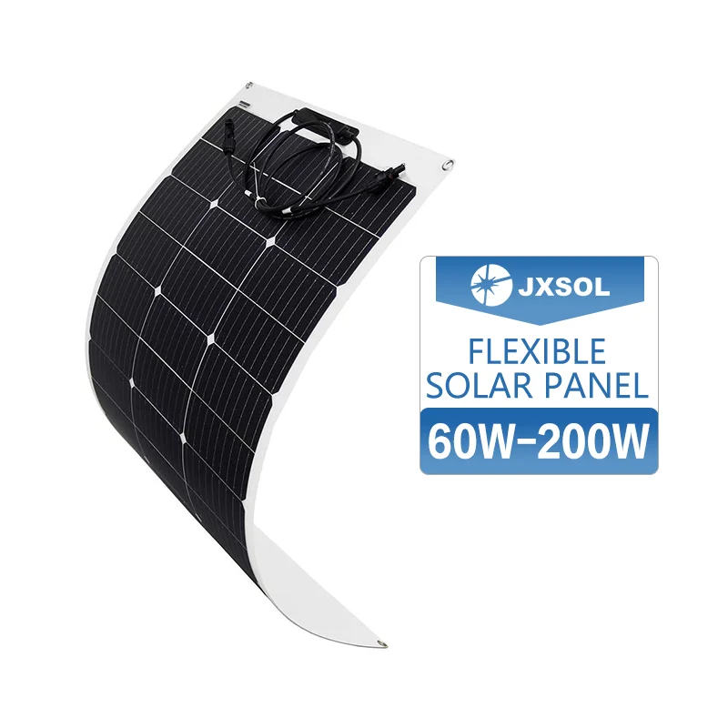 Гибкий модуль pv 60w 70w 80w 90w 100w Высокоэффективная Гибкая панель pv 180w 200w гибкие солнечные панели для автомобиля