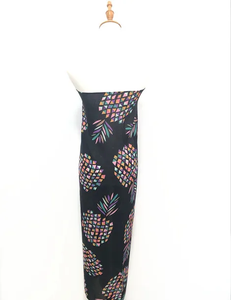 OEM service 2022 USA Hawaiian sarong pareo 100% Rayon 70x45inch beach sarong pareo beachwear swimwear