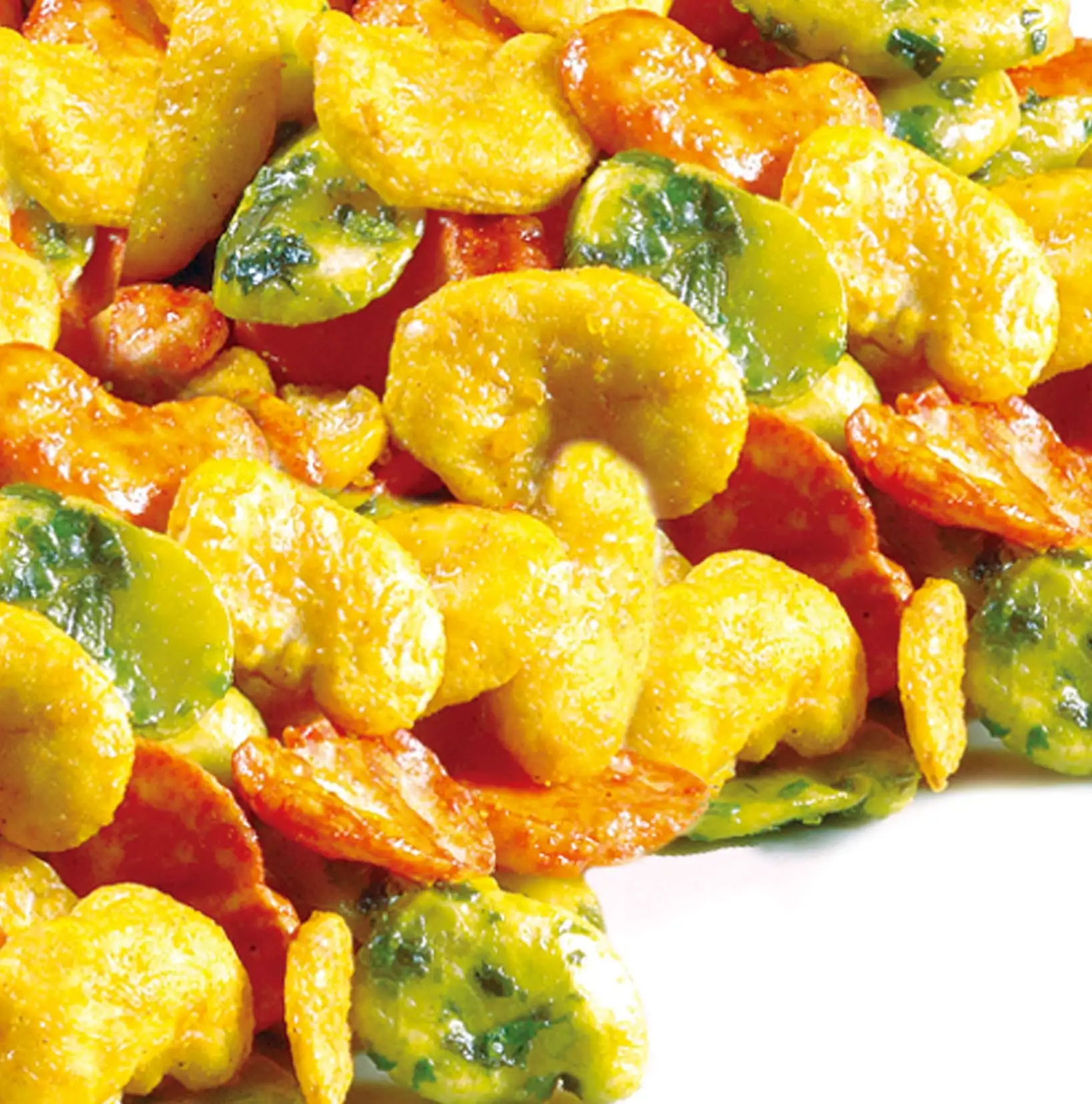 Хрустящие Жареные Широкие бобы для отдыха и вечеринок