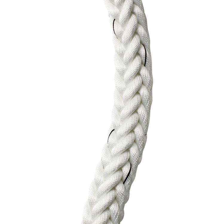 80MM MOORING ROPE 56MM 8/12 STRANDS POLYESTER FOR SHIPPING MOORING MARINE