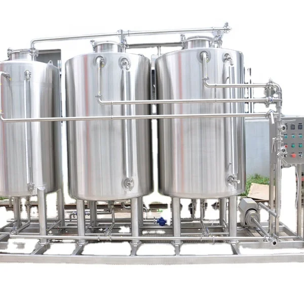 SUS304/316L Cip system Cleaning In Place Cip station cleaning machine tank for soap liquid beverage beer tank machine