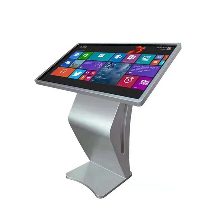 Вертикальный напольный цифровой сенсорный экран, рекламный плеер, смарт-ТВ 65 дюймов