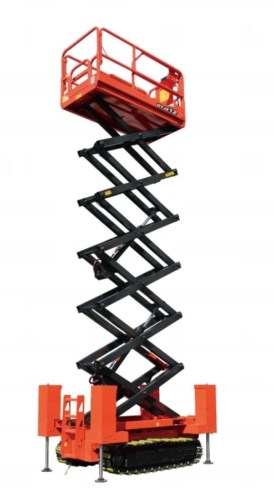 Heavy-Duty Electric Hydraulic Scissor Lift 10m 12m 14m Mobile Elevated Aerial Work Platform Home Use Machinery Repair