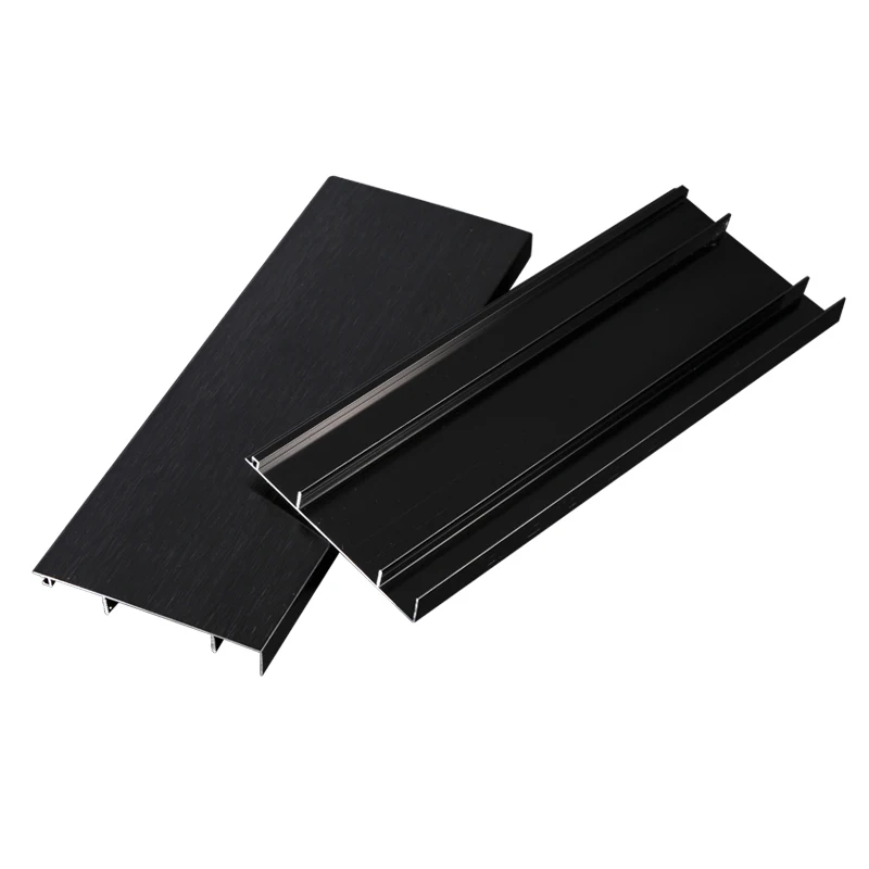 Напольные аксессуары, кухонная черная металлическая алюминиевая плинтуса