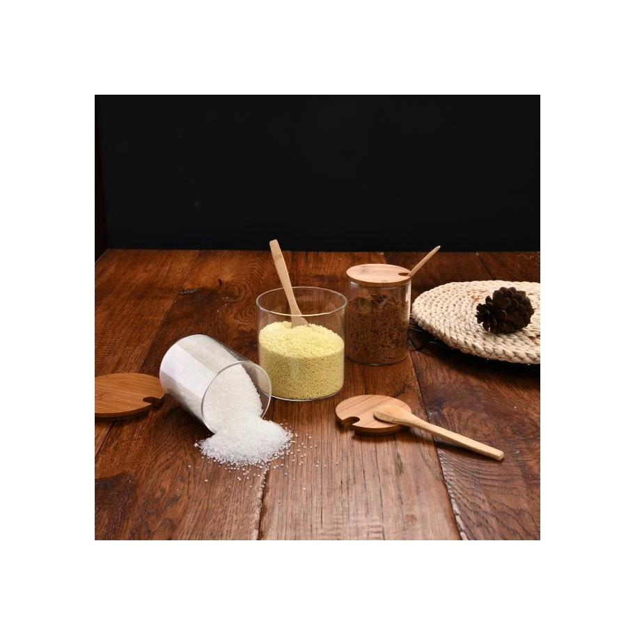 
Herbs And Spices Jar Container With Spoon For Packaging 