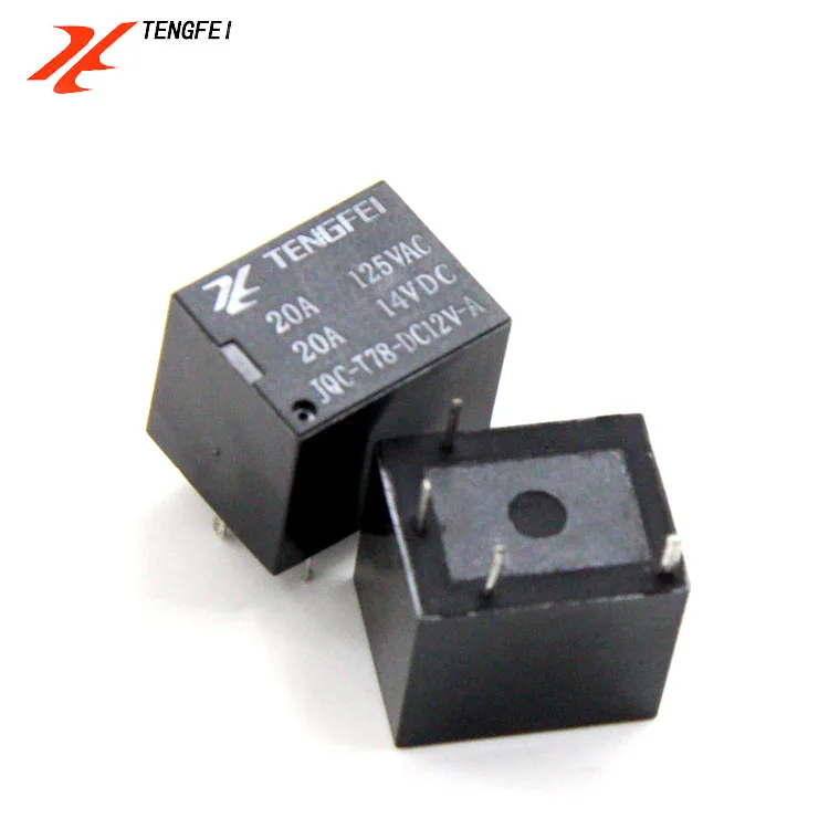  Реле Tengfei SRA-12VDC-SL-A миниатюрное реле JQC-T78 12 В 4
