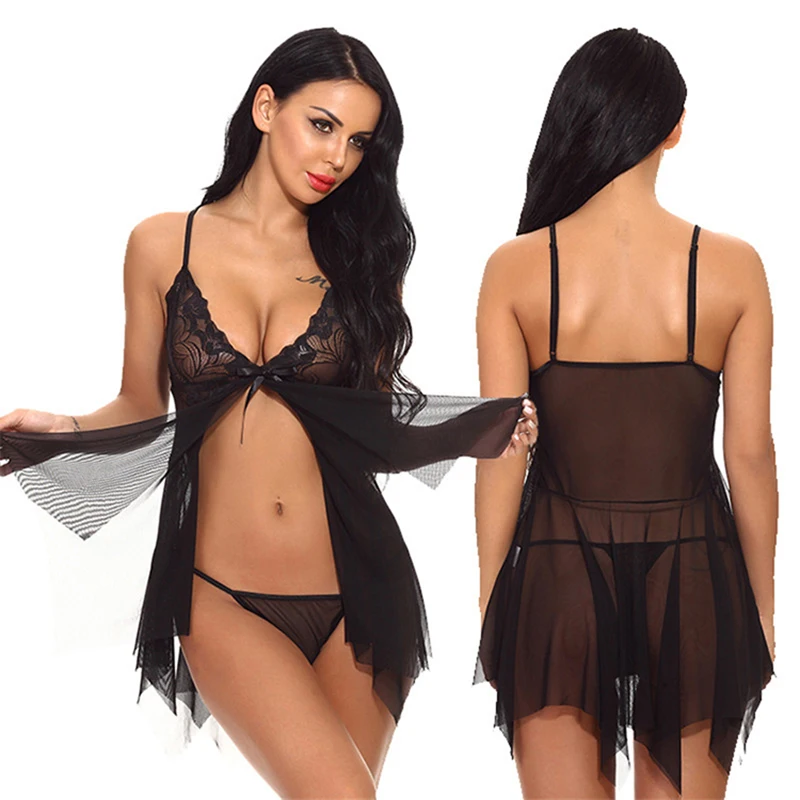 2022 Wholesale Cheap Price Lace lingerie Night Wear lingerie Sexy Women Set Underwear Plus Size Panties