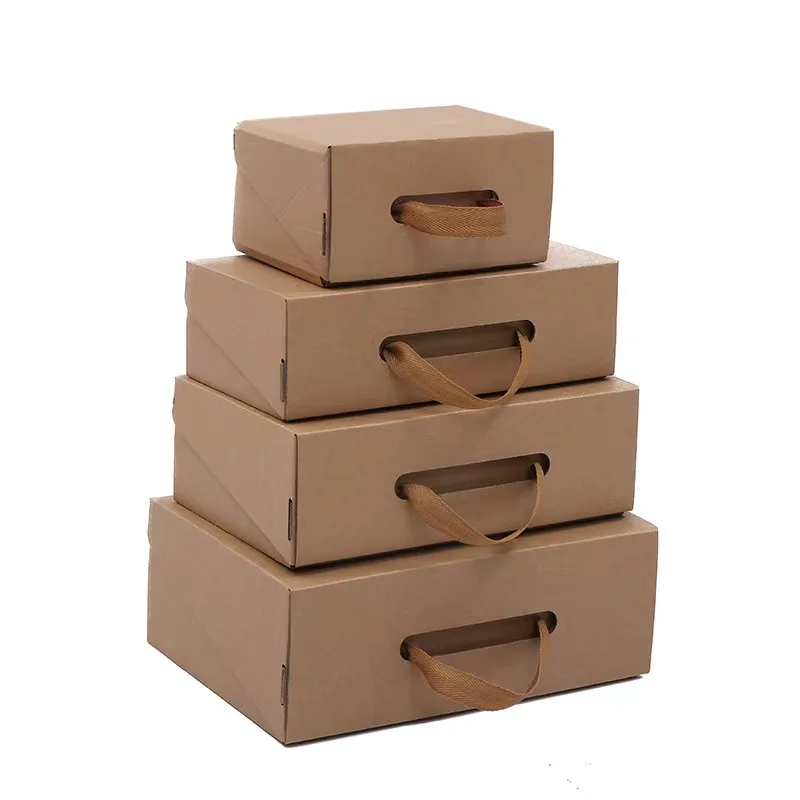 Wholesale Fold Corrugated Kraft Paper Box For Clothing And Shoe
