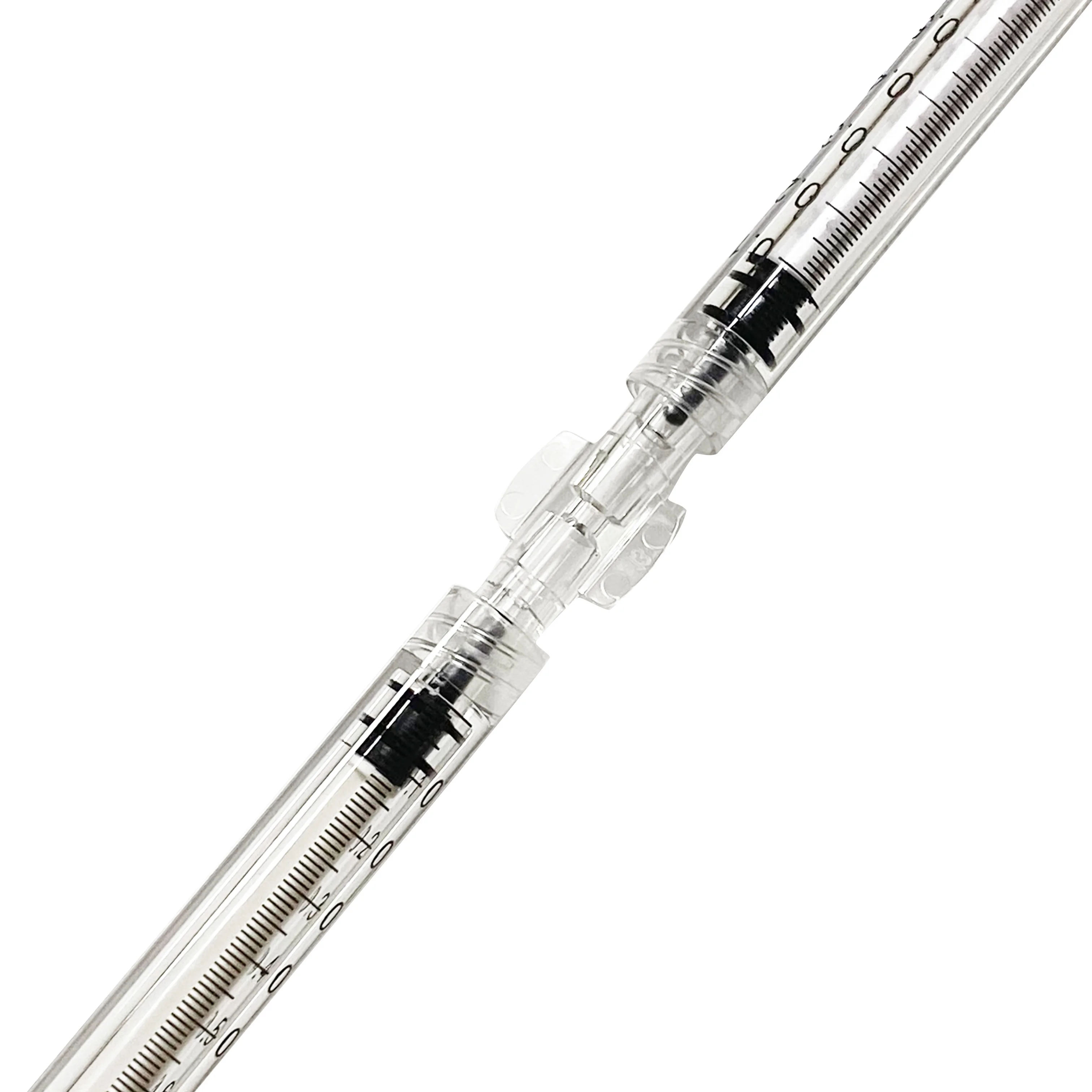 Unimaster Medical Syringe Luer Lock Connector Transparent Plastic Luer Lock Adapter
