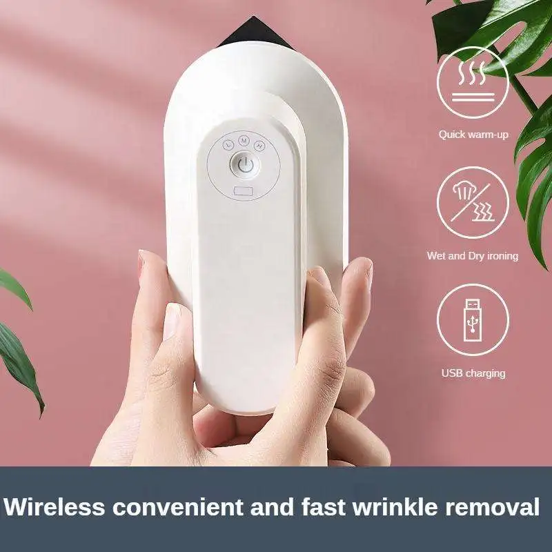 Mini Wireless Rechargeable iron portable home small iron wet and dry handheld garment steamer cordless iron