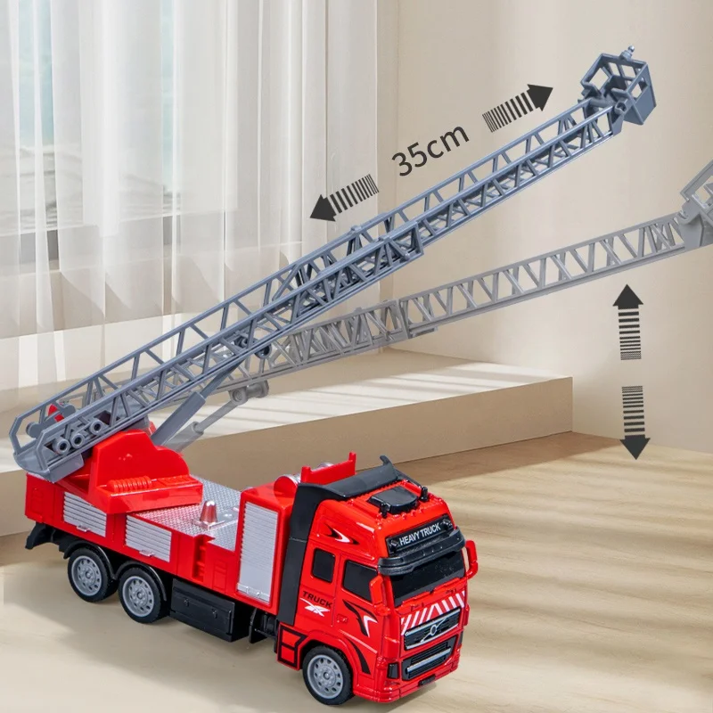 Die-cast Truck Simulation Metal Alloy Rescue Toy Car Diecast Vehicle Series fire truck metal car toys for boys