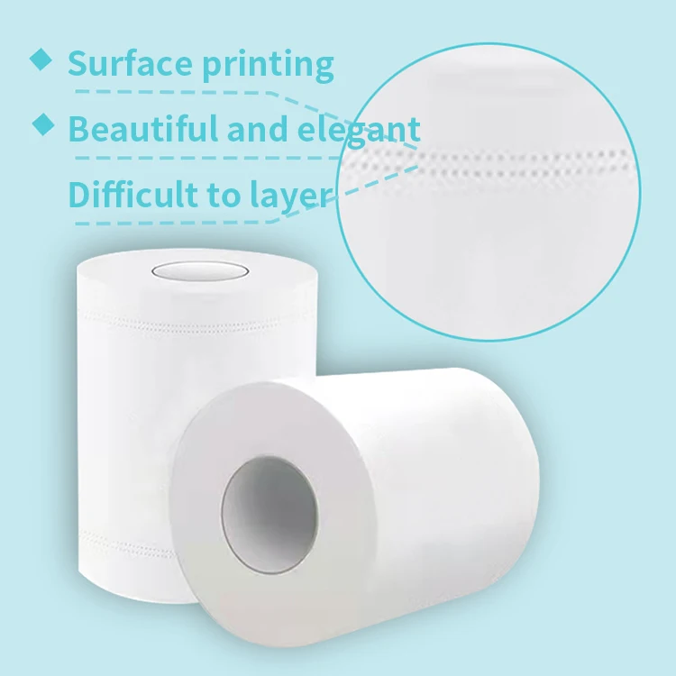 Wholesale Jumbo Roll toilet Paper Tissue Big Roll with Individual Package