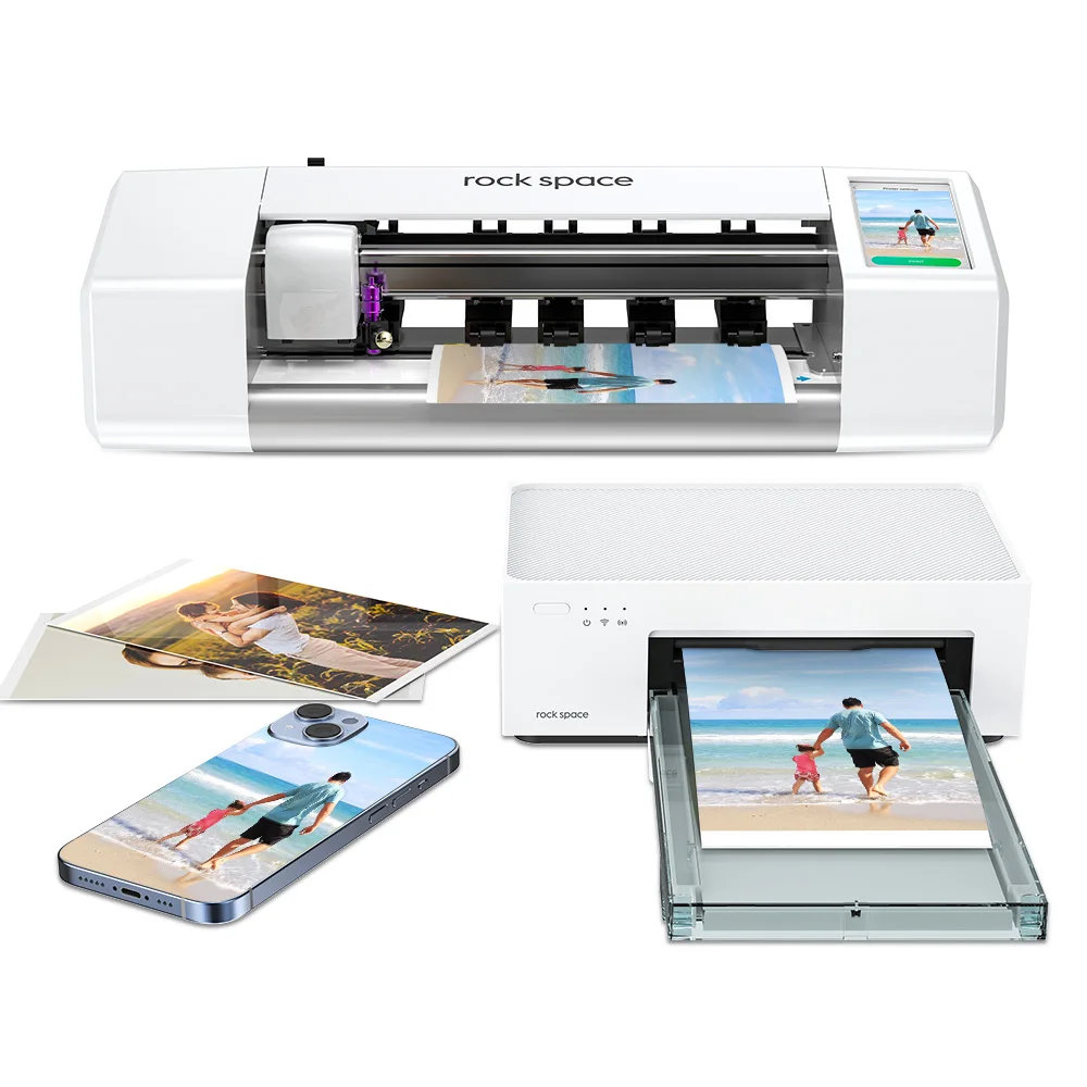 Маленький Интеллектуальный портативный самодельный принтер rock space для задней пленки мобильного телефона