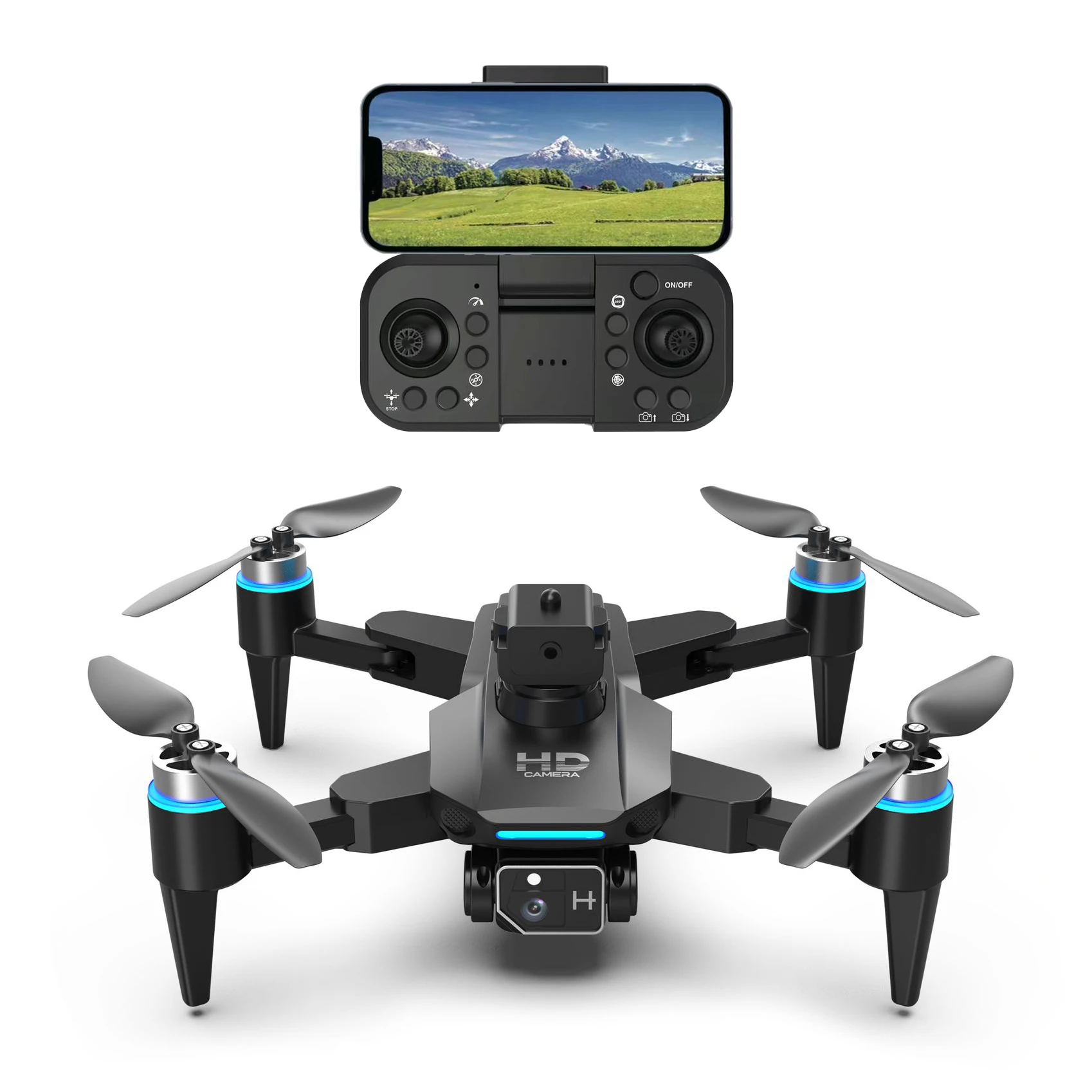 New Drone Toys Mini Drone With Fpv Quadcopter Wifi Profesional 4k Hd Dual Camera Brushless Motor Remote Control Drones