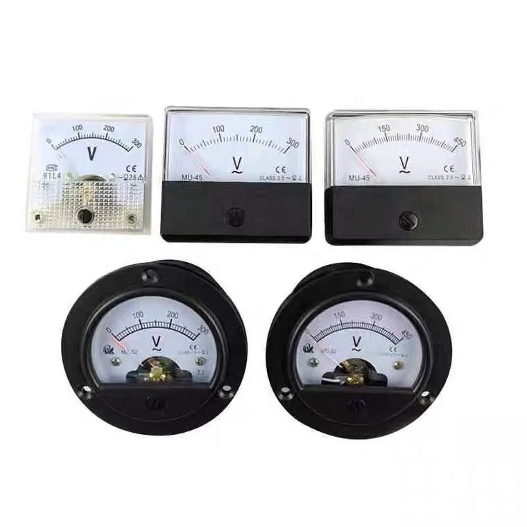 Gasoline generator voltmeter 170F gasoline engine single-phase three-phase square round voltmeter 300V