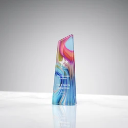 Wholesale High Quality Creative Crystal Glass Trophy Basketball League Award Trophy